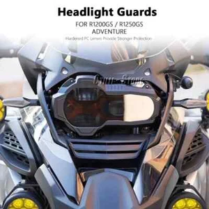 PC Headlight Guard Protector Cover For BMW R1200GS LC Adventure R1250GS ADV 2018 - Picture 1 of 14