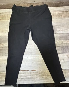 Torrid Black Cotton Blend Elastic Waist Stretch Pants 2X - Picture 1 of 6