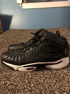 Reebok Answer III DMX OG Iverson 90s Black/White Leather Sneakers 4-52052 Men 15 - Picture 1 of 17