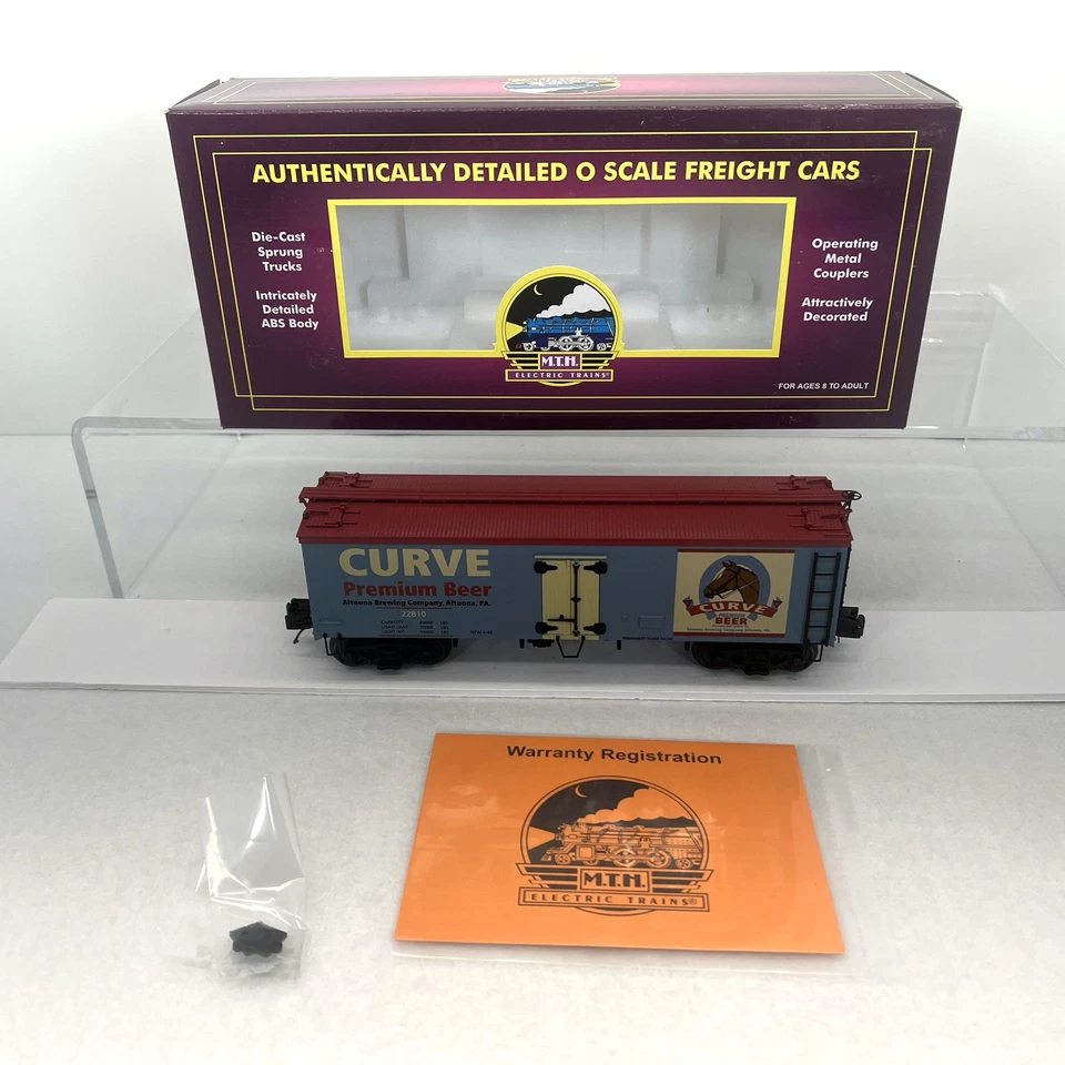 MTH 20-94326 Curve Beer 36' Woodsided Reefer Car