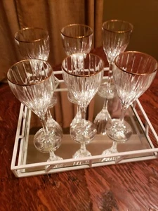MIKASA GOLDEN TIARA WATER GOBLET - SN 121 Germany 9" x 3 1/4" NWT - Picture 1 of 12