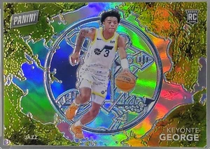 2023-24 Panini Player Of The Day Keyonte George RC Rookie Green Splash SP /99 - Bild 1 von 3