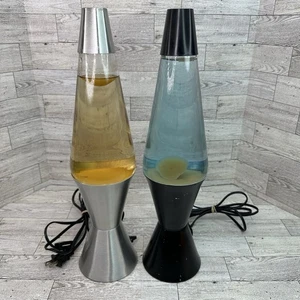 Vintage Lava Lite Lamp Lot Midnight Series And Silver Parts Or Repair Need Resto - Picture 1 of 11
