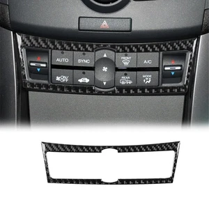 Carbon Firber Interior Climate Control Panel Trim Cover For Acura TSX 2009-2014 - Picture 1 of 13