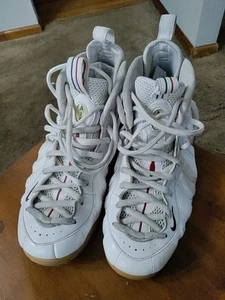 Größe 14 - Nike Foamposite Pro Gucci - weiß kleiner Riss in der Schale siehe Bilder - Bild 1 von 10