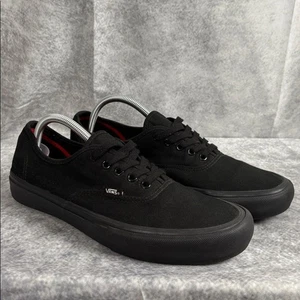 VANS Old Skool Triple Black on Black Low Top Skate Shoes Mens size US 11 EU 44.5 - Picture 1 of 10