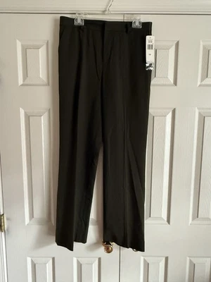 NWT Ralph Lauren LRL OLIVE GRN Wool Stretch Dress Pants Slacks Women’s Size 10 - Image 1 of 4