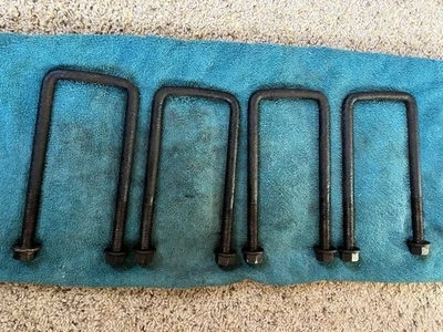 1987-1997 Ford F-250, F-350, OBS 4x4 eixo dianteiro mola U parafusos, fabricante de equipamento original. - Imagem 1 de 3