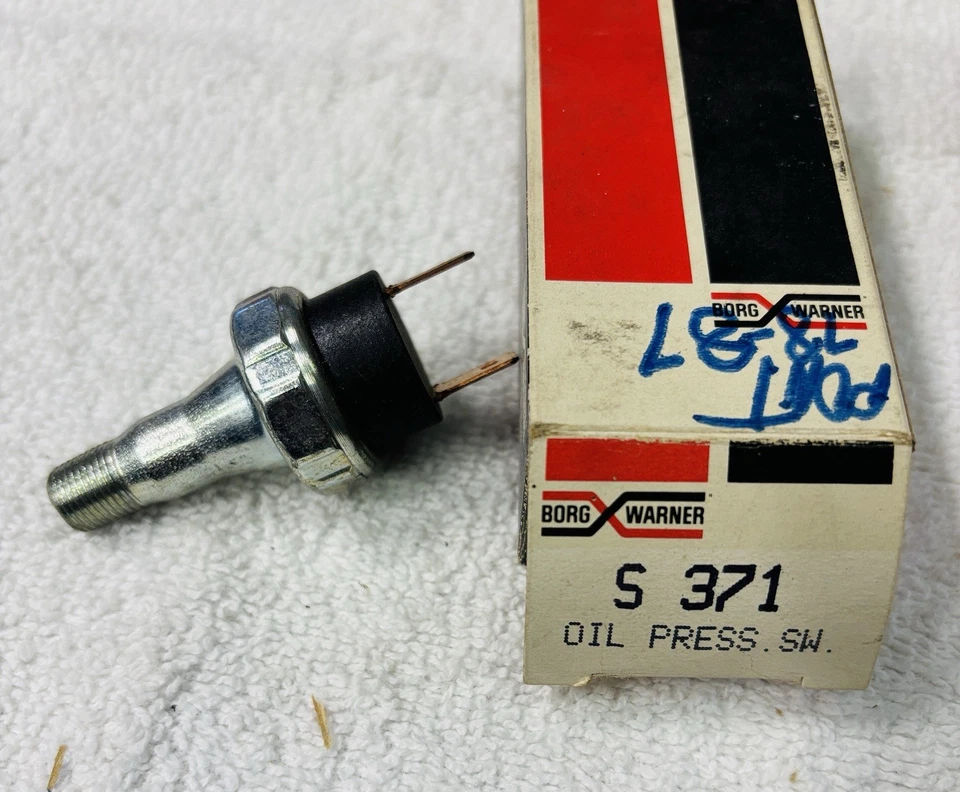 Interruptor de presión de aceite vintage BWD Borg Warner S383 80-81 Buick Olds Pontiac Foto 1 de 1