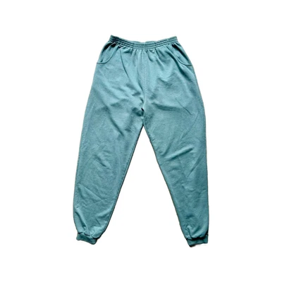Pantalones deportivos cómodos de colección años 90 para mujer verde azulado cintura alta ocio ropa de estar cómodos Foto 1 de 4