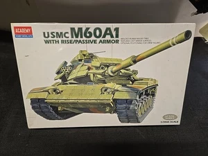Academy USMC M60A1 with Rise/passive 1/35 Scale Model Kit Old Stock/Sealed 1995 - Picture 1 of 11