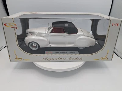 1/18 Фирменные Модели 1939 Lincoln Zephyr Жемчужно-белый ЧИТАЙТЕ - Изображение 1 из 4