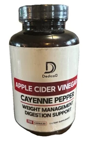 Apple Cider Vinegar With Cayenne Pepper 200 Capsules Exp 4/27 - Picture 1 of 2