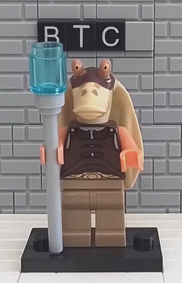 LEGO Star Wars Episodio I 7929 Gungan Soldier (Cabeza Impresa) Minifigura SIN ESCUDO Foto 1 de 4