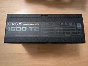 EVGA SuperNOVA 1600 T2 Power Supply, 80 Plus Titanium 1600W, Fully Modular - Afbeelding 1 van 8