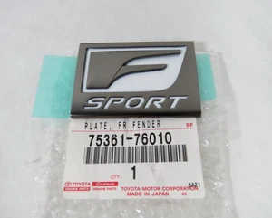 2011-2017 Lexus CT200h F Sport Emblem Right Hand Front Fender Badge Genuine OEM - Bild 1 von 3
