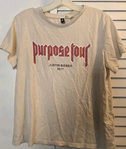 Justin Bieber  “Mama Don’t Like You”  T Shirt  2017 Purpose Tour M Medium  - Picture 1 of 3