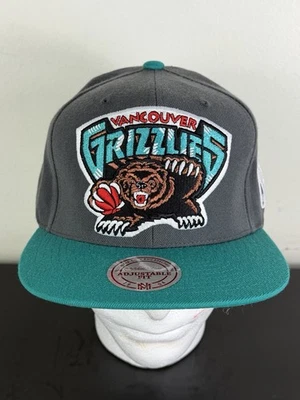 Gorra Vancouver Grizzlies Snap Back NBA Baloncesto Madera Dura Clásica Para Hombres Años 90 Foto 1 de 4