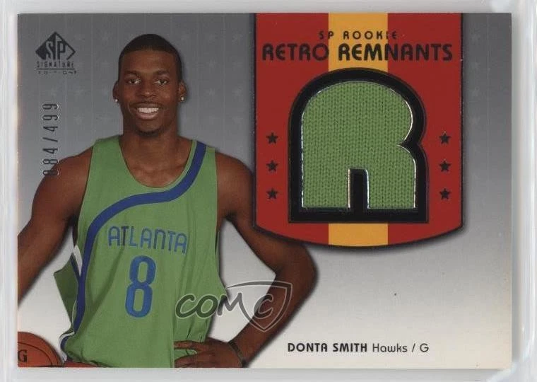 2004-05 SP Signature Edition Retro Remnants /499 Donta Smith #138 Rookie RC - Image 1 of 2