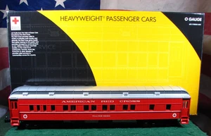 K-LINE K-4899A AMERICAN RED CROSS O GAUGE HEAVYWEIGHTS 3-PAC PASSENGER CARS SET - Picture 1 of 24