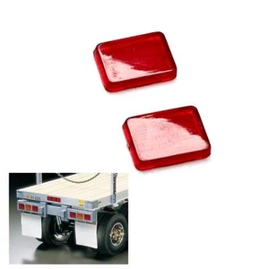 1Paar Kunststoff-Rücklichtschale für DIY TAMIYA 1/14 RC Tractor FH16 Anhänger - Bild 1 von 3