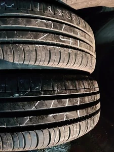 2xHankook Kinergy Eco 195 55 16 87 H 5-6mm E241 Summer Partworn car tyre - Picture 1 of 1
