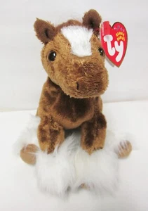 Ty Beanie Baby "Hoofer Clydesdale Horse" Brand New PRISTINE CLEAN w/ Mint Tags - Picture 1 of 12