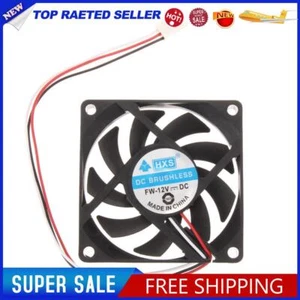 Portable Computer Case Cooler 12V 7cm 70mm PC CPU Cooling Cooler Fan - Photo 1/3