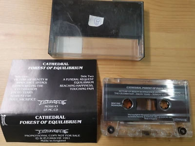CATHEDRAL FOREST OF EQUILIBRIUM PROMOTIONAL CASSETTE. 1991. RARE - Image 1 of 4