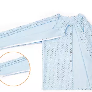 Unisex Cotton Pajama Top or Pants Zip Paralysis Fracture Nursing Home Comfy Soft - Picture 1 of 12