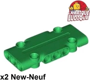 Lego Technic 2x Panel Plate 3x7x1 Green 71709 New - Picture 1 of 1