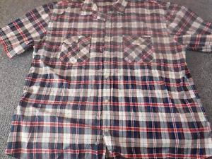 Vintage Enyce Shirt 6XL Red Mens PLaid hip-hop classic 2000s button down - Picture 1 of 12