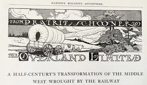 1902 CHICAGO NORTHWESTERN Railway System Vtg 8pg! Print Ad~Railroad Train Photos - Picture 1 of 10