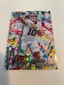 JACKSON ARNOLD MASTERPIECES 2024 BOWMANS BEST FOOTBALL OKLAHOMA 02 - Picture 1 of 1
