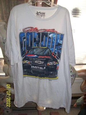Camiseta para hombre Chase Authentics Nascar: Jeff Gordon #24 S/S blanca gráfica - 2XL Foto 1 de 4