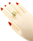 New Real 14k Gold Virgin Mary Lady Guadalupe Religious Heart Ring 3 Grams Size 7