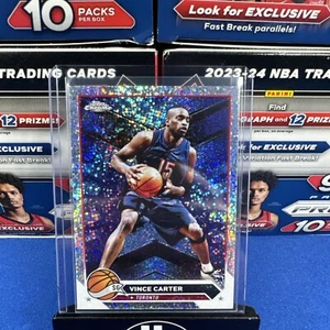 2024 Topps Chrome Basketball Vince Carter rifrattore macchie /299 #82 - Foto 1 di 2