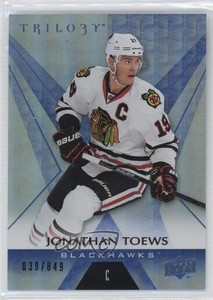 2016-17 Upper Deck Trilogy Blue /849 Jonathan Toews #15