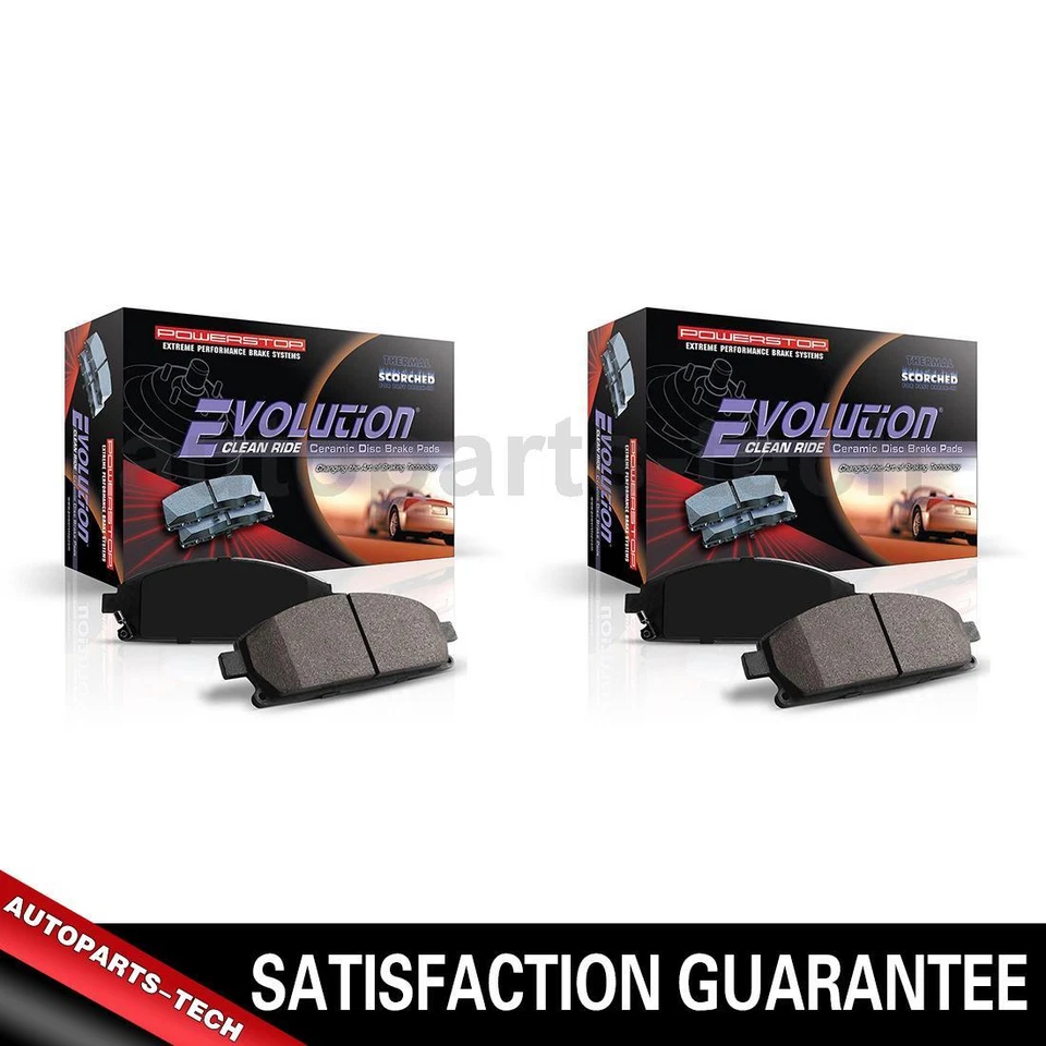 Juego de 2 pastillas de freno de disco delanteras traseras Power Stop para Mercedes-Benz S550 2015~2017 Foto 1 de 3