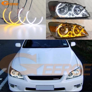 For Toyota Altezza Lexus Is200 Is 300 A/W Switchback Turn Signal Led Angel Eyes - Imagen 1 de 12