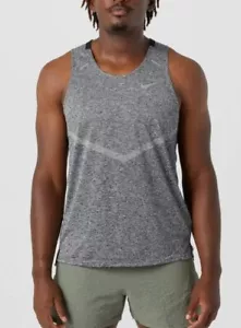 NIKE Canotta Uomo Dri-FIT Rise 365 Running CZ9179-011 Taglia Medium (M) - NUOVO - Foto 1 di 5