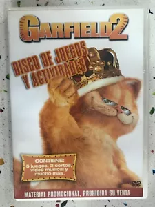 DVD INCLUYE 5 JUEGOS 2 CORTOS VIDEOS MUSICALES Y ACTIVIDADES DE GARFIELD 2 - Imagen 1 de 3