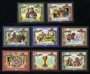St-Vincent - MNH England Kings Set (1986) #979-79G - Picture 1 of 1