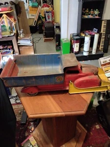 Rare Antique Marx Lumar Construction Company Scoop and Dump Truck 21" - Picture 1 of 12