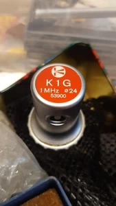 0° Ultrasonic Probe NDT K1G Krautkramer Germany - Picture 1 of 3