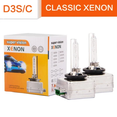 2Pcs D3S 35W HID Xenon Headlight Bulbs Compatible with 66340 42403 9285304244 - Image 1 of 4