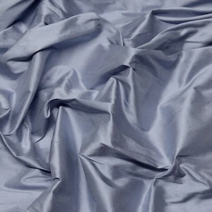 French Blue 100% Handwoven/slubby Dupioni Silk Fabric 44" W, By The Yard (S-171) - Picture 1 of 4