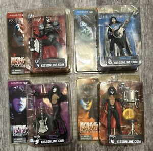 KISS Creatures McFarlane Toys Whole Set 2002 Action Figure New Sealed in Box