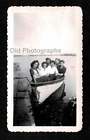 Lake 6 Young Ladies Women Rowboat @ Dock Old/Vintage Snapshot- I913