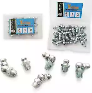 Surtido de accesorios de grasa 5/16"-24 18 piezas recto 45 90 grados grasa Zerk F... - Imagen 1 de 2